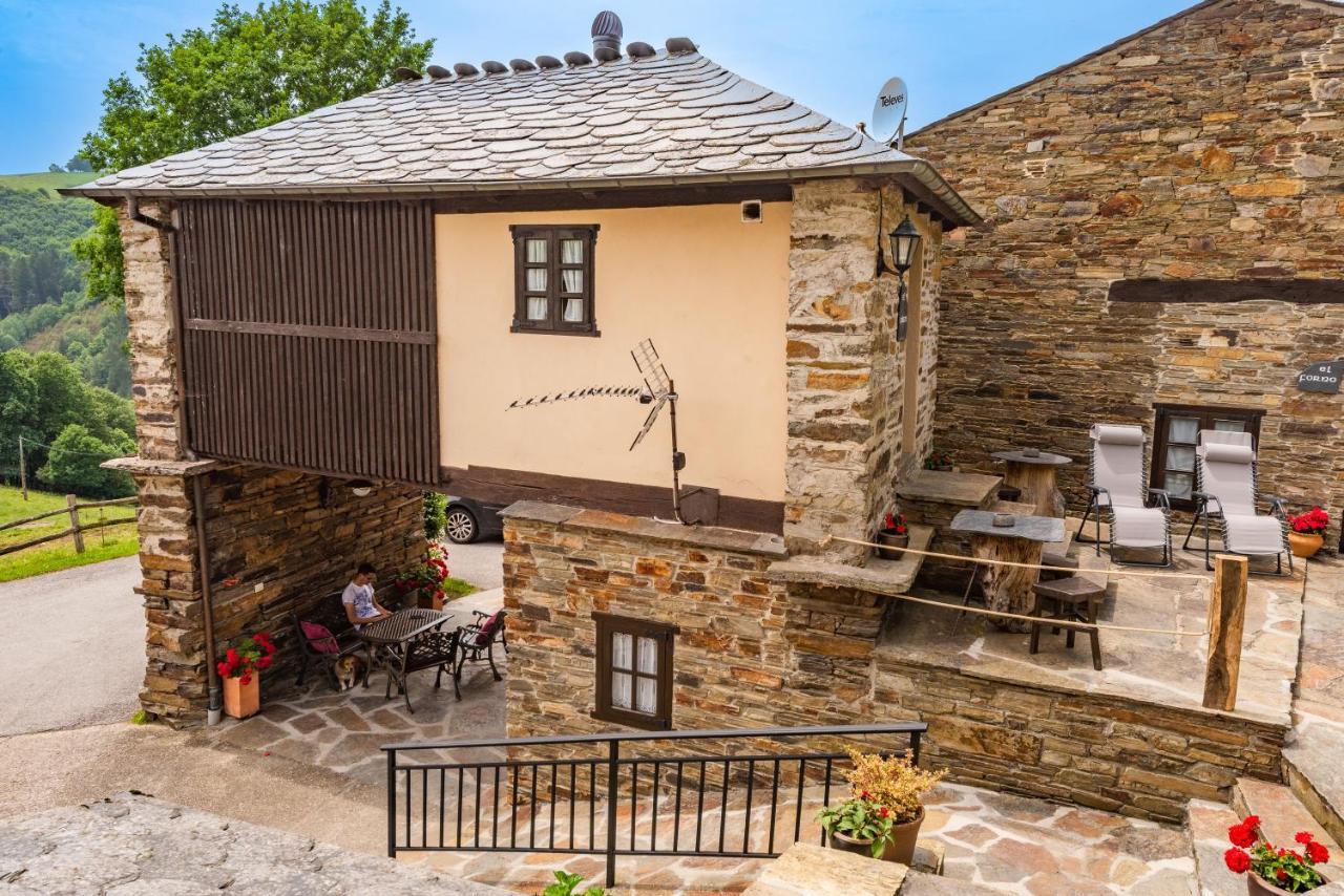 Apartamentos Rurales Casa Riveras Санта-Эулалия-де-Оскос Экстерьер фото